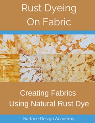 Rust Dyeing on Fabric